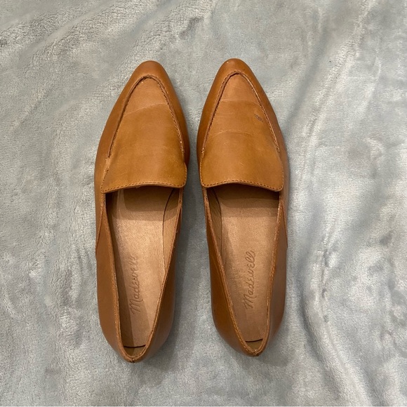 Madewell The Frances Skimmer in Leather English saddle brown - Picture 4 of 12